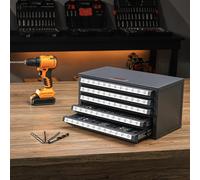 Caja de Almacenamiento con Dispensador de Brocas Apilable de 33/64"-63/64"