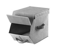 Caja de almacenamiento con tapa y solapa - l19 cm