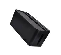Caja de Almacenamiento de Cables de Alimentación Tapa Negra | Organizador de Plástico Ventilación, Oculta Enchufes y Polvo, para Balcón y Baño