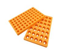 Caja de almacenamiento de cuchillas, Caja de almacenamiento con soporte for pinza ER25 ER32, estante de acabado de portabrocas de 60 agujeros, 35 ER32, plástico duro(Er25)