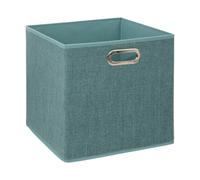 Caja de almacenamiento de tela - Cesta organizadora plegable -Azul Petroleo- 5 FIVE - Varios Tamaños
