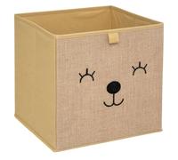 Atmosphera - Caja de almacenaje para niños - Estampado de Animales - Yute