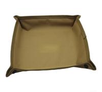 Caja de almacenamiento plegable al aire libre 900D de tela de jardín para balcón y patio - Bandeja de transporte 30 x 30 cm, verde camuflaje (L-caqui)