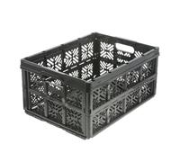 Caja de almacenamiento plegable, colección Ida, 48x35x23 , Negro