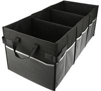 Caja de almacenamiento plegable y resistente Unyqoos® – 3 compartimentos, color , 78 x 35 x 32 cm, ideal para ropa, libros, cosméticos y juguetes