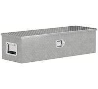 Caja de aluminio - Caja de herramientas - Maletín de transporte - Caja para remolque - Caja de herramientas - Ligera y duradera