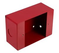 Caja de Botón de Alarma Roja de Metal para Salida Industrial | Protector del Botón de Alarma, Superficie Lisa y Fácil de Limpiar, para Gestores de Instalaciones y Mantenimiento