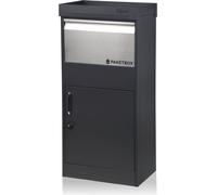 Caja de buzón Zelsius modelo Pluto | Acero con revestimiento en polvo | Color antracita RAL7016 con sistema antirrobo