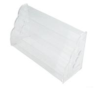 Caja de cable de extensión para exteriores, resistente a la lluvia con cerradura, cubierta de tira de alimentación de 4/8 agujeros para jardín, patio, almacenamiento resistente a la intemperie, color