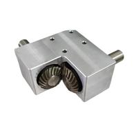 Caja de cambios, dirección la caja 1:1 Conmutador 90 grados Módulo 1.5 19 dientes Engranaje cónico en espiral Eje salida 15 mm Dispositivo esquina inversión transmisión conducción