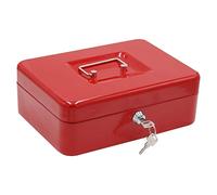 MICEL Caja de caudales CFC09 M13398 Rojo acero 25 x 18 x 9 cm