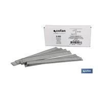 Caja de Clavos Cofan TG/50 | 5.000 Piezas | Para Clavadora Neumática