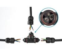 Caja De Conexión De Cable Impermeable IP68 3P 32A 450V - CBIP68P3T