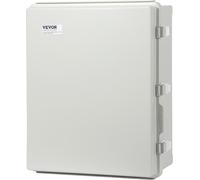 Caja de conexión eléctrica para exteriores, de 530 x 430 x 200 mm, carcasa eléctrica de plástico ABS con tapa articulada y cierre de acero inoxidable, con protección IP67 contra polvo y agua, ideal pa