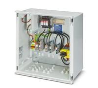 Caja de conexión fotovoltaica 1MPPT, 1000V CC, con desconector de incendios y protección contra sobretensiones T1/T2, IP65, Phoenix Contact
