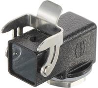 Caja de conexión HARTING Han 3M, con rosca, angular, 1xM25 con 1 abrazadera - 1 unidad