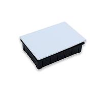 Caja de conexión - tamaño 170x110x50 mm, fabricada en metal, con garra metálica para fácil instalación y excelente durabilidad
