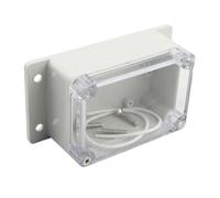 Caja de conexiones con transparente, caja de montaje en pared de ABS para diseños de cableado compactos, carcasa de proyecto eléctrico visible adecuada para configuraciones de servicios públicos