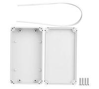 Caja de conexiones de alimentación Sunicon, caja de conexión de cableado de plástico ABS impermeable a prueba de polvo 158x90x46mm