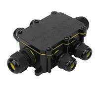 Caja de conexiones exterior impermeable, carcasa de conector de cable de plástico IP68 T100 450VAC 24A UL94V-2 para alumbrado público Luces enterradas Luces de jardín M686(6 Way)
