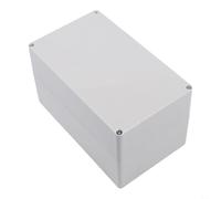 Caja de conexiones impermeable IP65, 200 x 120 mm, plástico ABS, caja de montaje para cámara de vigilancia, caja de montaje de 200 mm, protección de cable, color gris, cajas de conexiones eléctricas