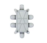 Caja de conexiones impermeable IP68 para conectores WAGO211 - ignífugo (blanco)