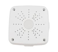 Caja de conexiones impermeable | para cámara CCTV | Carcasa de protección de cable de plástico grueso con soporte de montaje en pared de techo | Base de cámara de seguridad para exteriores | Blanco