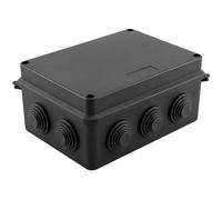 Caja de conexiones Montaje en superficie IP65 150x110x70mm 7 Aberturas Caja de conexiones Negro Caja de empalme Terminal