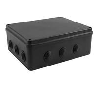 Caja de conexiones Montaje en superficie IP65 300x250x120mm 12 Aberturas Caja de conexiones Negro Caja de empalme Terminal