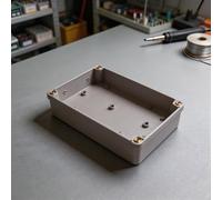 Caja de conexiones plástica Ip66 del ABS gris, caja eléctrica impermeable de 158x90x60m m para la electrónica al aire libre y las fuentes de alimentación (115x90x55mm)