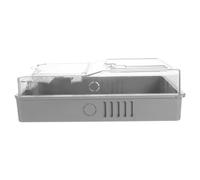 Caja de Contador Eléctrico Exterior Transparente, Acceso Rápido | Plástico E Hierro, Lectura Fácil del Medidor, Uso Interior y Lluvia, para Terminales y Mantenimiento Color Aleatorio
