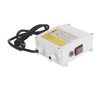Caja de Control de Bomba, Cuadro Eléctrico de Bomba de Pozo Profundo con Protección Térmica, Controlador de Bomba con Interruptor para Sumergibles y de Pozo Profundo(Enchufe Europeo 220v 750w)