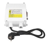Caja de Control de Bomba de Pozo Controlador de Bomba de Succión Controlador de Interruptor Externo de Bomba Sumergible de 370 W con Protección Térmica (Enchufe UE 220V)