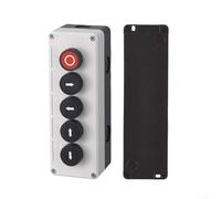 Caja de control de botón impermeable IP65 con apertura de 22 mm y entrada de cable M20 para paneles de control exteriores resistentes (D)