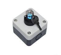 Caja de control de interruptor rotativo impermeable de dos posiciones 10A nominal para aplicaciones de 110 V a 600 V y montaje de 22 mm (A)