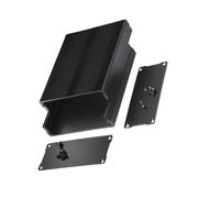Caja de controlador LED Carcasa de proyecto de aluminio, caja electrónica con carcasa exterior acanalada 40X97X120Mm para aplicaciones de control e instrumentos Carcasa de instrumentos Carcasa Tablero