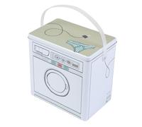 Caja de Detergente Metal Waschpulverbox Envase Depósito de Detergente Lata Casquillo
