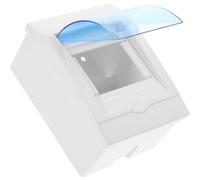 Caja de Distribución de Energía de Plástico, 3-4 Interruptores | Caja Estanca Exterior Electrica, Caja de Empalmes Estanca, Instalación Fácil y Adaptable, Diseño Elegante