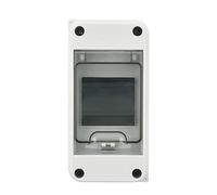 Caja de Distribución de Montaje en Superficie, 1 Fila, 3 Módulos, 72 x 90 x 153 mm, IP65, Resistente al Agua, Caja de Fusibles para Electricidad, Comunicaciones
