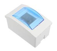 Caja de Distribución Eléctrica Exterior ABS Azul Tapa Transparente | Lectura Rápida del Medidor, Ventilación y Orificios Pretaladrados, para Instalaciones al Aire y Mantenimiento