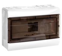 Caja de distribución modular, montaje en superficie, con bornes PE y N, 4x16 + 10x10 mm², grado de protección IP55, modelo 6663-213