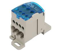 Caja de Distribución y Conexión Bloque de Terminales DIN - Conector Eléctrico para Montaje en Carril DIN 35mm Universal