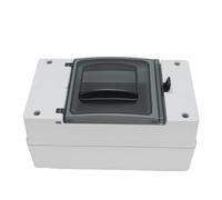 Caja de Disyuntor de CC, Diseño a Prueba de Lluvia IP66 | Durable, Fácil instalación, Apto para uso industrial, Material plástico