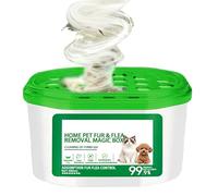 Caja de eliminación de olores de animales, 400 ml, colector de polvo | Caja de purificación de aire interior de 360 grados para el hogar, la sala de estar, las áreas de mascotas, la cocina y
