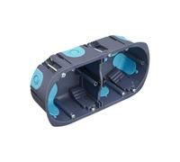 Caja de empotrar doble STOPAIR DEBFLEX H/V Ø67/P40