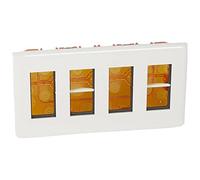 Caja de empotrarLegrand 078874L Mosaic 4x4 modulos color blanco