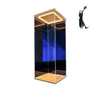 Caja de exhibición Transparente, Acrylic Display Box Multiple Sizes For Action Figures Model Cars with Base Dust Cover(30x35x60cm(12"x14"x24"))