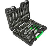 Caja de herramientas 108 piezas vasos hexagonales cromados JBM 54048 JBM