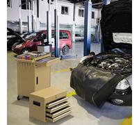 Caja de herramientas - Armario de taller - Carro de herramientas - Gabinete de herramientas - Carro con ruedas - 5 cajones