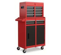 Caja de herramientas - Carro de herramientas - Almacenamiento - Armario de taller - Caja de herramientas móvil - 5 cajones